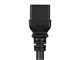 View product image Monoprice Heavy Duty Power Cord - Locking NEMA L5-20P to IEC 60320 C19, 12AWG, 20A/2500W, 3-Prong, Black, 10ft - image 5 of 6