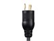 View product image Monoprice Heavy Duty Power Cord - Locking NEMA L5-20P to IEC 60320 C19, 12AWG, 20A/2500W, 3-Prong, Black, 10ft - image 6 of 6