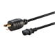 View product image Monoprice Heavy Duty Power Cord - Locking NEMA L6-20P to IEC 60320 C13, 14AWG, 15A/1800W, SJT, 250V, Black, 6ft - image 2 of 6