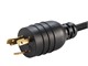 View product image Monoprice Heavy Duty Power Cord - Locking NEMA L6-20P to IEC 60320 C13, 14AWG, 15A/1800W, SJT, 250V, Black, 15ft - image 5 of 6