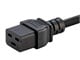 View product image Monoprice Heavy Duty Power Cord - Locking NEMA L6-20P to IEC 60320 C19, 12AWG, 20A/2500W, SJT, 250V, Black, 6ft - image 6 of 6