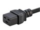 View product image Monoprice Heavy Duty Power Cord - Locking NEMA L6-20P to IEC 60320 C19, 12AWG, 20A/2500W, SJT, 250V, Black, 8ft - image 6 of 6