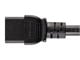 View product image Monoprice Heavy Duty Extension Cord - IEC 60320 C20 to IEC 60320 C19, 12AWG, 20A/2500W, SJT, 250V, Black, 3ft - image 3 of 6