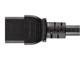 View product image Monoprice Heavy Duty Extension Cord - IEC 60320 C20 to IEC 60320 C19, 12AWG, 20A/2500W, SJT, 250V, Black, 8ft - image 3 of 6