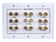 View product image Monoprice 3-Gang 8.2 Surround Sound Distribution Wall Plate - image 4 of 5