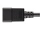View product image Monoprice Heavy Duty Extension Cord - IEC 60320 C20 to IEC 60320 C21, 12AWG, 20A/2500W, SJT, 250V, Black, 3ft - image 3 of 6