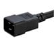 View product image Monoprice Heavy Duty Extension Cord - IEC 60320 C20 to IEC 60320 C21, 12AWG, 20A/2500W, SJT, 250V, Black, 6ft - image 5 of 6