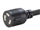 View product image Monoprice Heavy Duty Extension Cord - Locking NEMA L5-30P to NEMA L5-30R, 10AWG, 30A/3750W, SJT, 125V, Black, 15ft - image 6 of 6