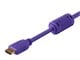 View product image Monoprice 4K High Speed HDMI Cable 6ft - 18Gbps Purple - image 2 of 6