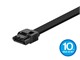 View product image Monoprice 18in SATA 6Gbps Cable with Locking Latch - Black 10-Pack - image 2 of 6