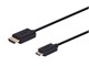 View product image Monoprice 4K UltraFlex Small Diameter High Speed HDMI to Mini HDMI Passive Cable - 4K@60Hz 18Gbps 40AWG, 6in Black - image 2 of 4