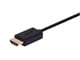 View product image Monoprice 4K UltraFlex Small Diameter High Speed HDMI to Mini HDMI Passive Cable - 4K@60Hz 18Gbps 40AWG, 6in Black - image 3 of 4