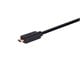 View product image Monoprice 4K UltraFlex Small Diameter High Speed HDMI Female to Micro HDMI Male Passive Cable - 4K@60Hz 18Gbps 36AWG, 3ft Black - image 4 of 6