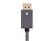 View product image DisplayPort 1.4 EasyPlug Nylon Braided Cable, 12ft, Gray (10 Pack) - image 4 of 4