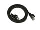 View product image Monoprice Cat6 5ft Black Flat Patch Cable, UTP, 30AWG, 550MHz, Pure Bare Copper, Snagless RJ45, Flexboot Series Ethernet Cable - image 2 of 2