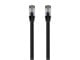 View product image Monoprice Cat8 2ft Black Patch Cable, Double Shielded (S/FTP), 26AWG, 2GHz, 40G, Pure Bare Copper, Snagless RJ45, Entegrade Series Ethernet Cable - image 1 of 4