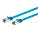 View product image Monoprice Cat8 1ft Blue Patch Cable,  Double Shielded (S/FTP), 26AWG, 2GHz, 40G, Pure Bare Copper, Snagless RJ45, Entegrade Series Ethernet Cable - image 2 of 4