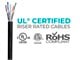 View product image Monoprice Cat6 Ethernet Bulk Cable - Solid, 550MHz, UTP, CMR, Riser Rated, Pure Bare Copper Wire, 23AWG, No Logo, 1000ft, Black (UL) - image 4 of 6