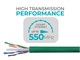 View product image Monoprice Cat6 1000ft Green CMR UL Bulk Cable, Solid, UTP, 23AWG, 550MHz, Pure Bare Copper, Reelex II Pull Box, No Logo, Bulk Ethernet Cable - image 2 of 6