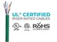 View product image Monoprice Cat6 Ethernet Bulk Cable - Solid, 550MHz, UTP, CMR, Riser Rated, Pure Bare Copper Wire, 23AWG, No Logo, 1000ft, Green (UL) - image 4 of 6