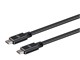 View product image Monoprice Ultra Compact USB Type-C to Type-C 3.2 Gen 2 Cable - 10Gbps, 5A, Black, 2m (6.6ft) - image 2 of 4