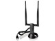 View product image netis AC1200 Wireless Dual Band 2.4GHz and 5GHz USB Wi-Fi Adapter, High Gain 5dBi Antennas, Wi-Fi Hotspot Feature, WPS Button - image 1 of 4