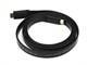 View product image Monoprice 4K Flat High Speed HDMI Cable 6ft - CL2 In Wall Rated 10.2Gbps Black - image 1 of 3