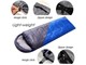 View product image Waterproof & Lightweight Portable Sleeping Bag blue/grey for Camping Hiking and Outdoors - image 3 of 6
