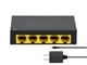 View product image Monoprice 5-Port 10/100/1000Mbps Gigabit Ethernet Unmanaged Switch - image 6 of 6