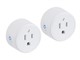 View product image STITCH by Monoprice Mini Wi-Fi 10A Outlet, Works with Alexa and Google Home for Touchless Voice Control, No Hub Required, ETL Certified (2-Pack) - image 1 of 6