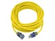 View product image Outdoor Oil Resistant Extension Power Cord, 12AWG, 20A, SJTOW, Yellow, 50ft - image 3 of 5