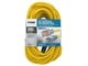 View product image Outdoor Oil Resistant Extension Power Cord, 12AWG, 20A, SJTOW, Yellow, 100ft - image 3 of 4