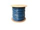 View product image Monoprice Cat6A Ethernet Bulk Cable - Solid, 500MHz, UTP, CMR, Riser Rated, Pure Bare Copper Wire, 23AWG, No Logo, 1000ft, Blue - image 1 of 3