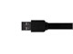 View product image Monoprice Flat USB Type-C to Type-A 3.2 Gen1 Charge and Sync Cable, 5Gbps, 3A, Black, 3ft - image 3 of 6