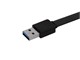 View product image Monoprice Flat USB Type-C to Type-A 3.2 Gen1 Charge and Sync Cable, 5Gbps, 3A, Black, 3ft - image 5 of 6