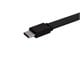 View product image Monoprice Flat USB-C to USB-A 3.2 Gen1 Charge and Sync Cable  5Gbps  3A  Black  6ft - image 6 of 6