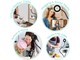 View product image Selfie Ring Light with 24&#34; Gooseneck Stand & Cell Phone Holder, clip on for Live-Streaming Phone Mount and Light Kit - image 2 of 5