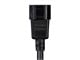 View product image Monoprice Heavy Duty Power Cable - IEC 60320 C14 to IEC 60320 C15, 14AWG, 15A, SJT, 125V, Black, 1ft - image 5 of 6