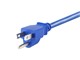 View product image Monoprice Power Cord - NEMA 5-15P to IEC 60320 C13, 14AWG, 15A/1875W, 3-Prong, Blue, 1ft - image 6 of 6
