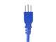 View product image Monoprice Power Cord - NEMA 5-15P to IEC 60320 C13, 14AWG, 15A/1875W, 125V, 3-Prong, Blue, 3ft - image 3 of 6