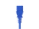 View product image Monoprice Power Cord - NEMA 5-15P to IEC 60320 C13, 14AWG, 15A/1875W, 125V, 3-Prong, Blue, 3ft - image 4 of 6