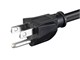 View product image Monoprice Heavy Duty Power Cord - NEMA 5-15P to IEC 60320 C15, 14AWG, 15A/1875W, SJT, 125V, Black, 2ft - image 3 of 6