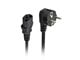 View product image Monoprice Power Cord - CEE 7/7 &#34;SCHUKO&#34; (Europe) to IEC 60320 C13, H05VV-F 3G 0.75 mm?, Black, 3ft - image 1 of 1