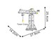View product image Creative Metal STEM toys metal crane, Windmill, frame crane 3 in 1 273pcs construction building  - image 2 of 4