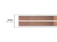 View product image Monoprice Speaker Wire, Flat Adhesive Super Slim, 2-Conductors, 16AWG, 50ft - image 3 of 4