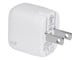 View product image Monoprice USB-C Charger, 20W 1-port PD GaN Technology Foldable Wall Charger White, Power Delivery for MacBook Pro/Air, iPad Pro, iPhone 12/11/Pro/Max/XR/XS/X, Pixel, Galaxy, and More - image 2 of 6