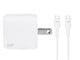 View product image Monoprice iPad Pro Charging Bundle - 30W 1-port PD GaN Technology Foldable Wall Charger White, Power Delivery and 1.8m (6ft) Fast Charge USB-C Cable for MacBook Pro/Air, Laptops, Pixel, Galaxy & More - image 3 of 6