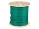 View product image Monoprice Cat6A Ethernet Bulk Cable - Solid, 550MHz, F/UTP, CMR, Riser Rated, Pure Bare Copper Wire, 10G, 23AWG, No Logo, 500ft, Green (UL) (TAA) - image 3 of 4