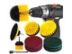 View product image 12 Pcs Drill Brush Attachment Set for Cleaning - Power Scrubber Drill Brush Pad Sponge Kit with Extend Attachment  - image 1 of 5