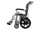 View product image Wheelchair Lightweight Folding Portable Transport Chair with Bags Solid Tires Seatbelt Hand Brakes - image 2 of 5
